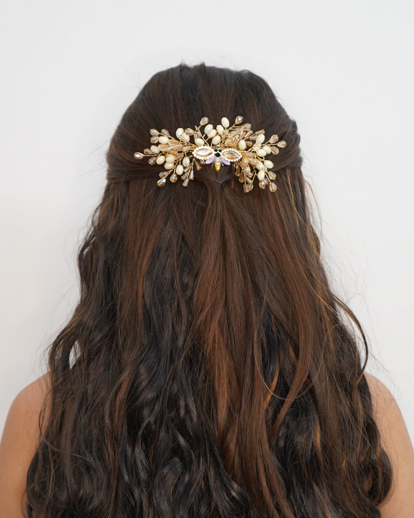 Honeybee Hair Brooch