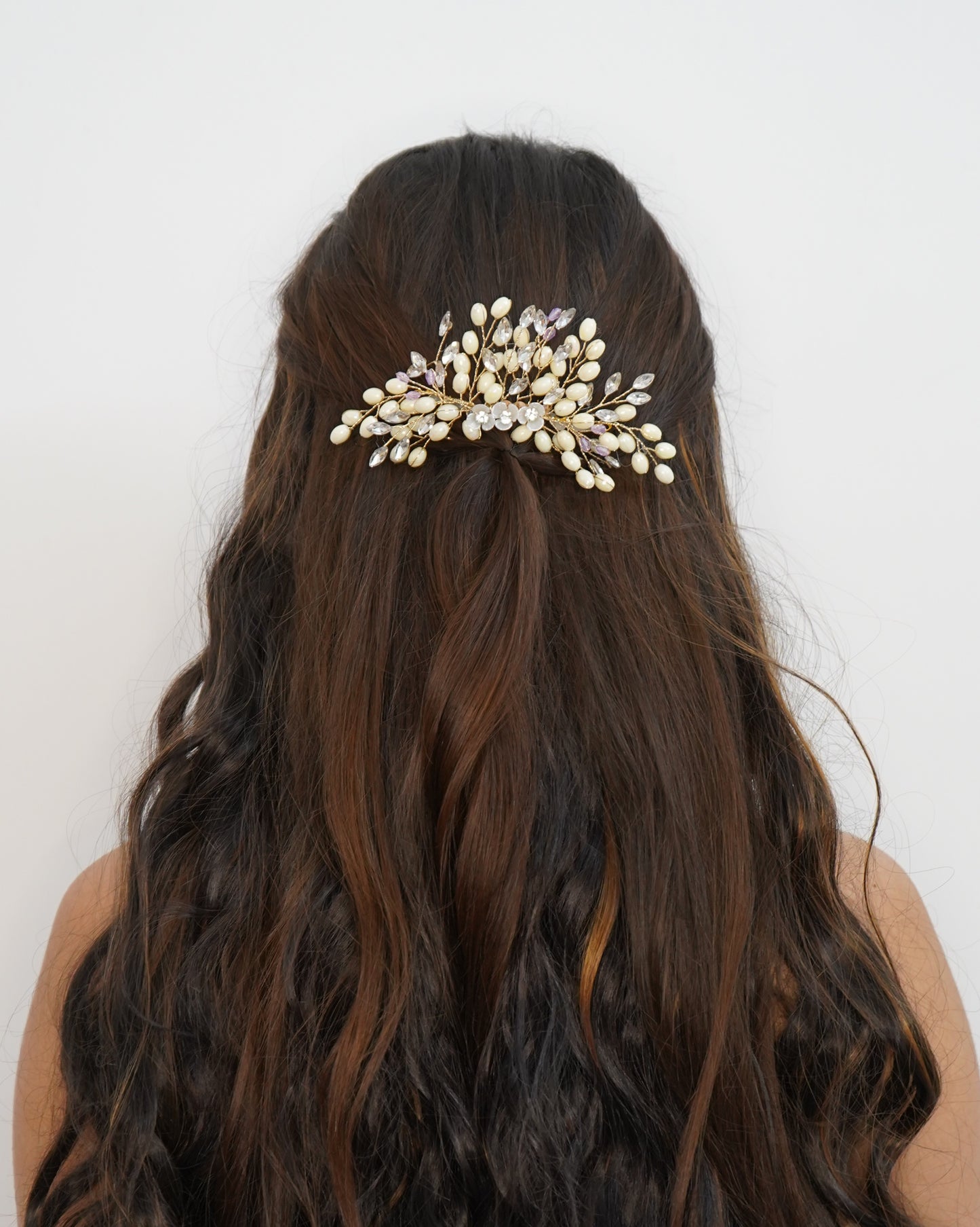 Pearl Hair Brooch